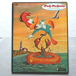 Vintage Woody The Woodpecker Frame Tray Puzzle